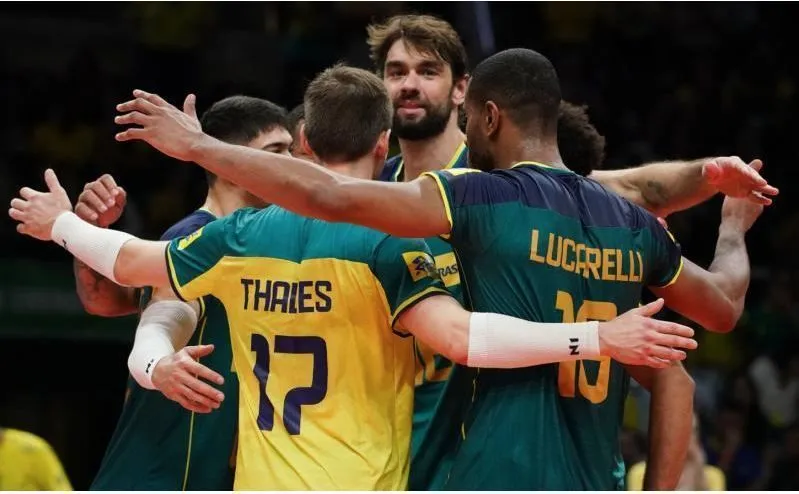 Vôlei: Brasil vence Itália no tie-break e garante vaga em Paris-2024