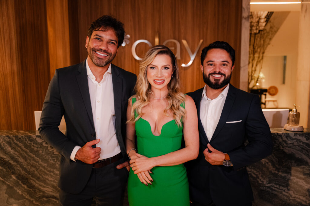 Tiago Alcantara, Talita Bessa e Flavius Cabral