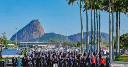 Líderes do G20 no Rio de Janeiro. Foto: Ricardo Stuckert / PR