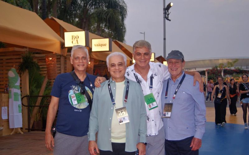 Fernando Molinari, Roberto Medina, Robert Guimaraes e Rubem Medina