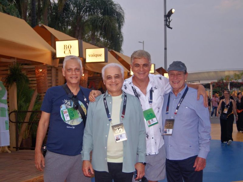 Fernando Molinari, Roberto Medina, Robert Guimaraes e Rubem Medina