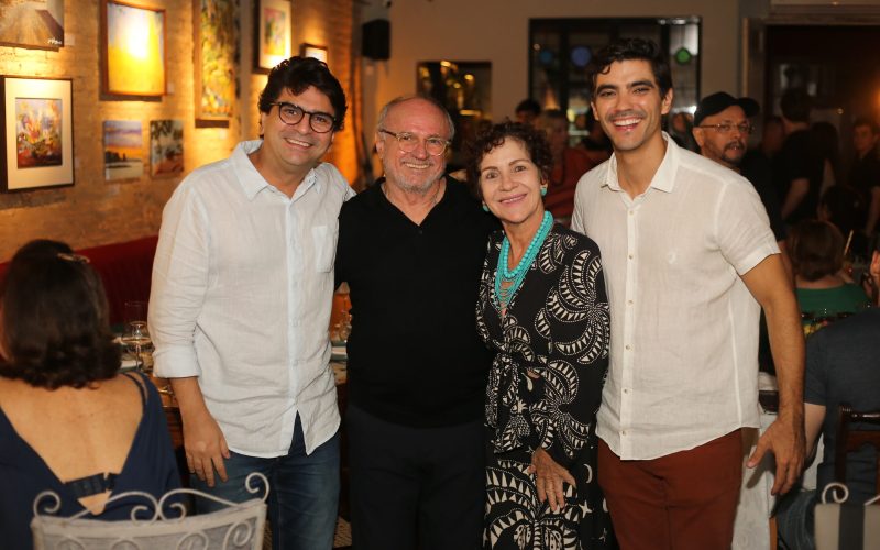 Iratuã Freitas, Vando Figueiredo, Lilia Quinderé e Rodritgo Cidrão