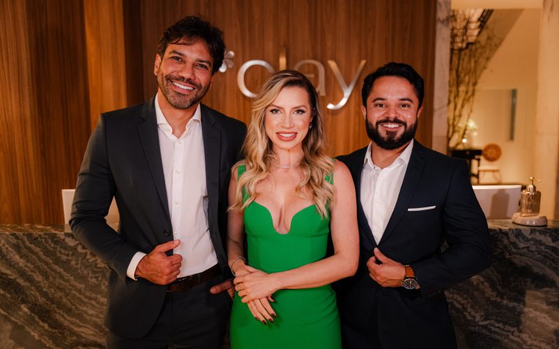 Tiago Alcantara, Talita Bessa e Flavius Cabral