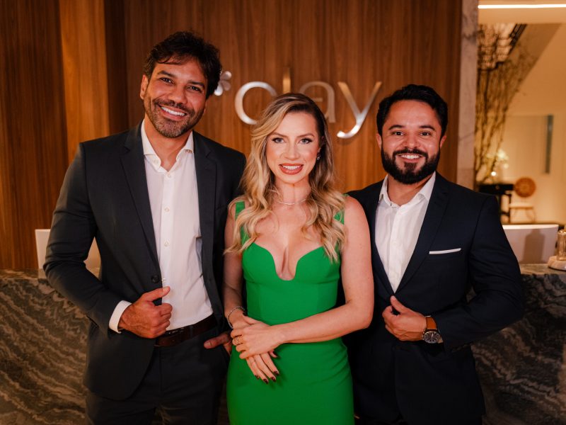 Tiago Alcantara, Talita Bessa e Flavius Cabral